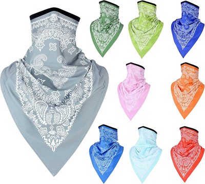 Balaclava Running Face Mask Outdoor Sports Neck Gaiter Bandana Triangle Scarf