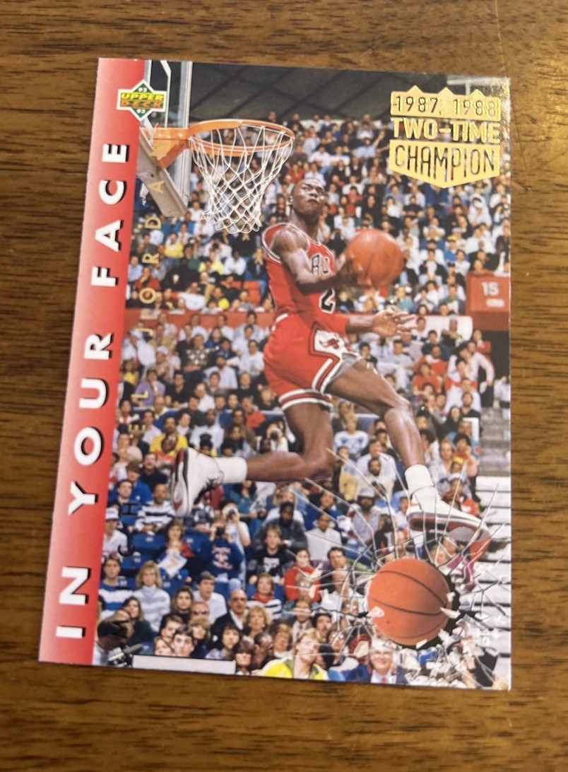 1992-93 Upper Deck Michael Jordan In Your Face #453 – Chicago Bulls Insert
