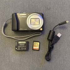 Panasonic Lumix DMC-TZ27 14.1MP Compact Digital Camera 20x Zoom Black - Tested ✅