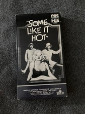 SOME LIKE IT HOT VHS V MOVIE MARILYN MONROE TONY CURTIS JACK LEMMON MGM