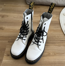 Dr. Martens Stiefelette Leder weiß/schwarz E...