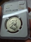 1953-S 50C Franklin Half Dollar MS66 NGC.