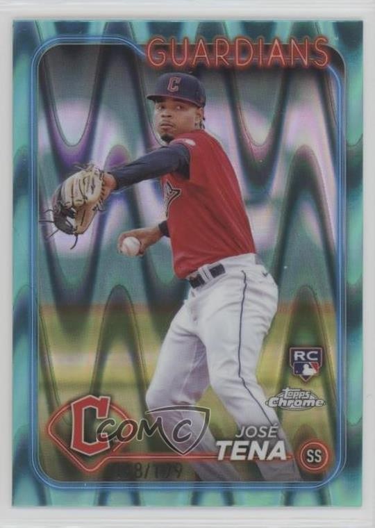 2024 Topps Chrome Aqua RayWave Refractor /199 Jose Tena José Tena #29 1u6