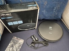 New boxed Black Bush CCD41 Portable Personal CD Player Auxiliary Battery-Powered