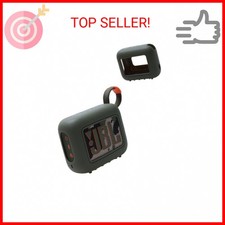 LTGEM Silicone Cover Case Compatible with JBL GO 4 Ultra-Portable Waterproof Blu