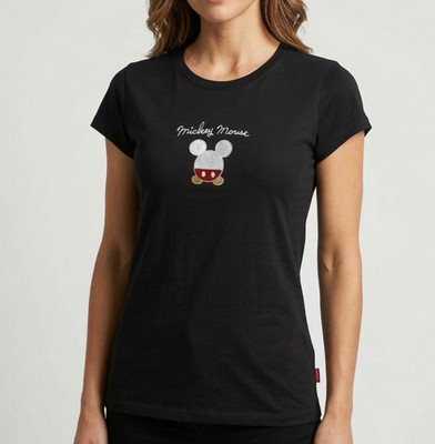 Disney Digital Lovers T-shirt womans Sz L Mickey Mouse emojis Disney Boutique