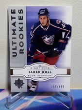 2007-08 Upper Deck ULTIMATE COLLECTION Hockey JARED BOLL #82 ROOKIE 159/499