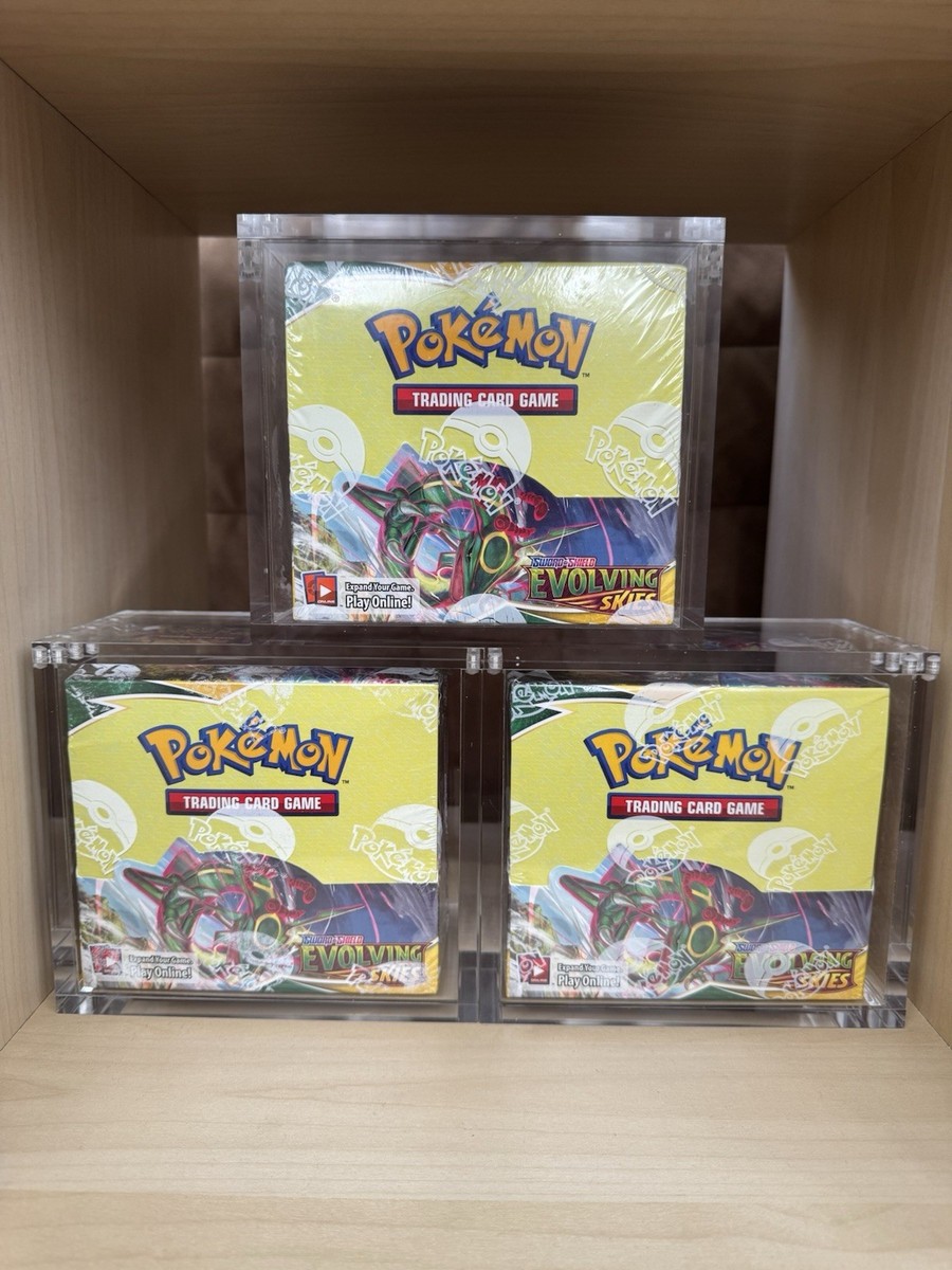 Pokemon 888 Edition Magnetic Booster Box Acrylic Case Protective