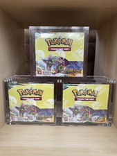 Pokemon 888 Edition Magnetic Booster Box Acrylic Case Protective Display