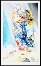 Salvador Dali  Litografia COA originale firmata a penna numerata a matita  )