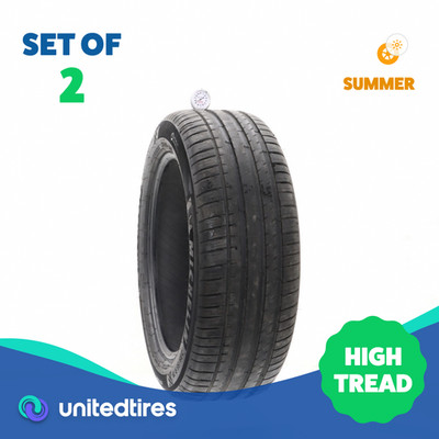Set of (2) Used 235/55R19 Michelin Pilot Sport 4 SUV 105Y - 9/32