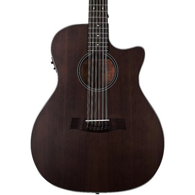 Schecter Guitar Research Orleans Studio 12String Acoustic Guitar SeeThru Black