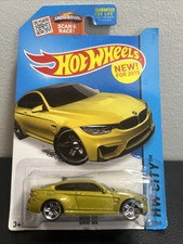 Hot Wheels BMW M4 Metallic Gold 2015 HW City Street Power #24 1$ Auction