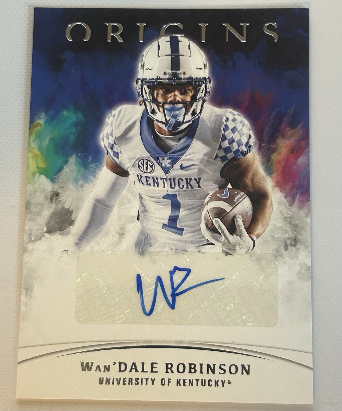 Wan'Dale Robinson Panini Chronicles Draft Picks Origins Rookie Autographs #OAWDR Base