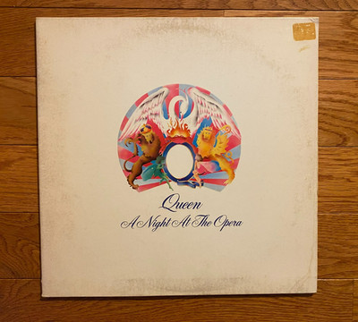 Queen - A Night at the Opera LP Elektra 7E-1053 1975 Pressing Bohemian Rhapsody