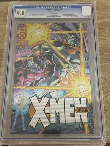 X-Men: OMEGA #1 CGC 9.8 Chromium Wraparound Cover Age of Apocalypse Marvel 1995