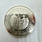 925 Sterling Silver Great Seal of North Carolina Round Coin - 20.63G (WMP017371)