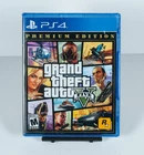 PS4 Grand Theft Auto V Premium Edition Sony PlayStation 4 New, Sealed