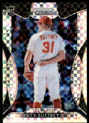 2019 Panini Prizm Prizms Power Plaid #270 Ty Buttrey /75 - BB