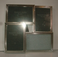 4X Collage Silber Platte Bild Fotorahmen passend für 6 Zoll x 4 Zoll 4 Zoll x 6 Zoll