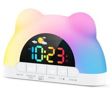Alarm Clock for Kids Wake Up Clock with Night Light Children's Sleep Trainer ...