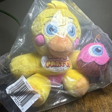 CHICA Jazwares Five Nights At Freddy's FNAF 8" Plush Glow GITD Eyes In Hand NEW