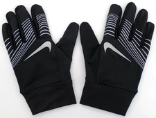 Nike Lightweight Tech Gloves Men's Large Running Touch Screen Black/Silver