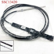 New SSC13420 Rack & Pinion Mechanical Steering Cable 20 Foot For Teleflex Marine