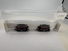 Fleischmann 84 8228 Schotterwagen im Doppelpack sehr selten Spur N  (E982)