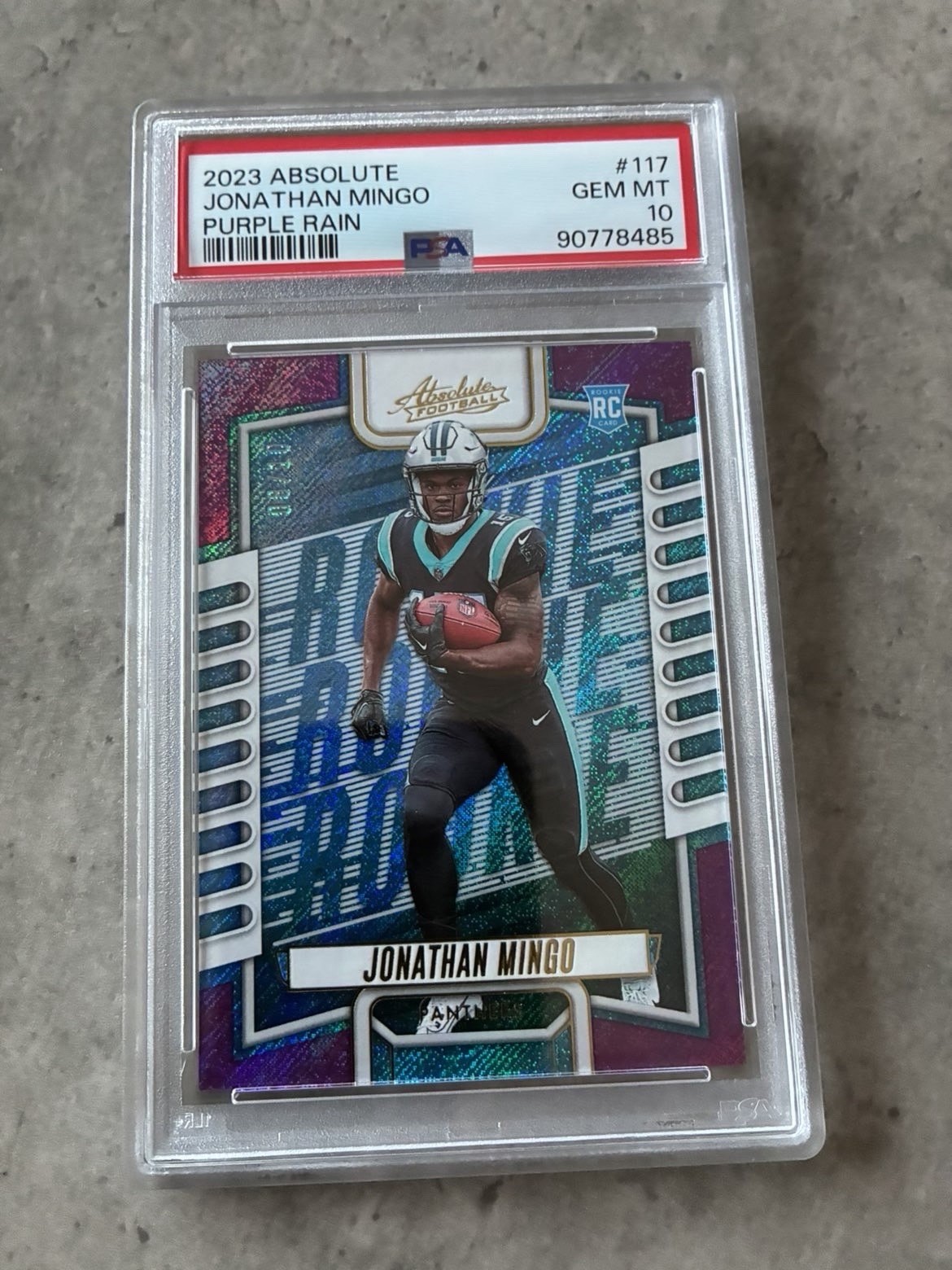 Jonathan Mingo Panini Absolute #117 Purple Rain