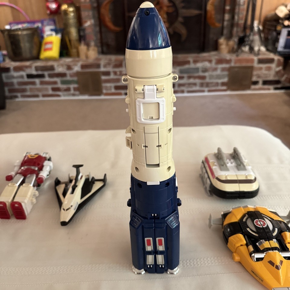 LOT BANDAI power rangers 4 parts megazord deluxe in space