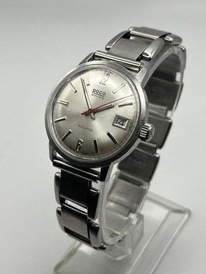 Edox/Roco - Delfin - Vintage Uhr mit Datum - 34mm