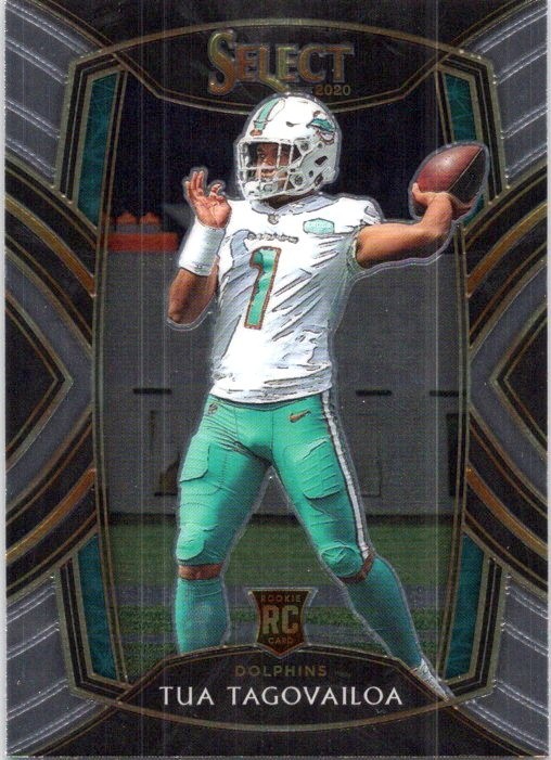 Panini 2020 Select Club Level Tua Tagovailoa RC Silver Prizm #245 Dolphins