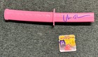 Uma Thurman SIGNED Pink Plastic Retractable Katana w/COA — photo 2