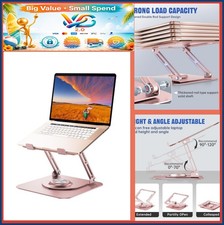 Adjustable Laptop Stand 360 Rotating Ergonomic Riser for 10-16" Laptops