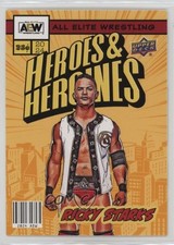 2024 AEW All Elite Wrestling Heroes and Heroines Gold Ricky Starks #AHH-6 02l5