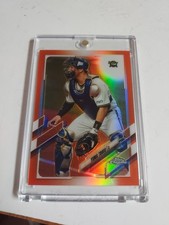 2021 Topps Chrome NPB prospects ORANGE Refractor Yuma Tongu #160 11/25