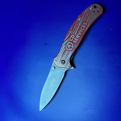 Kershaw Zing 1730SSRD Assisted Knife Frame Lock Plain Edge Blade