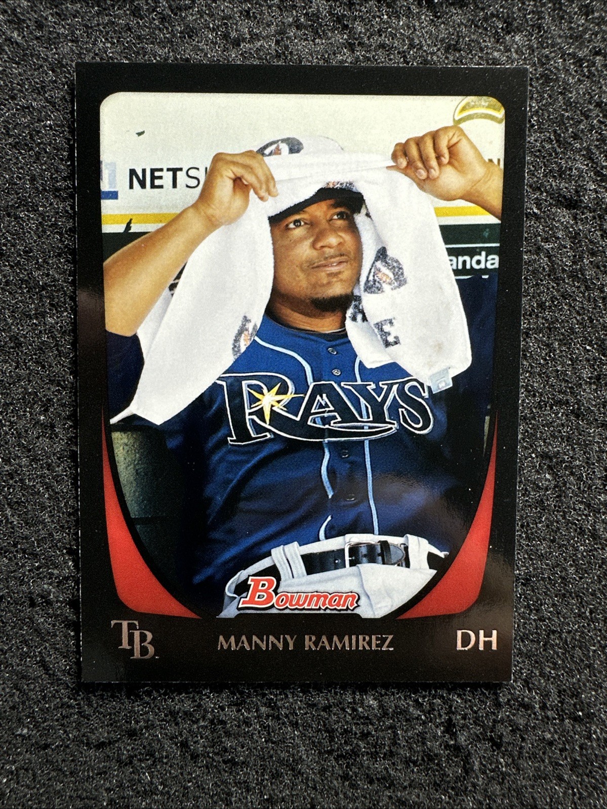 MANNY RAMIREZ 2011 Bowman #90 Tampa Bay Rays (Buy 10 get 10 Free)