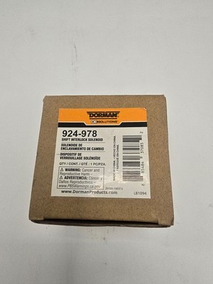 Dorman 924-978 Transmission Shift Interlock Solenoid