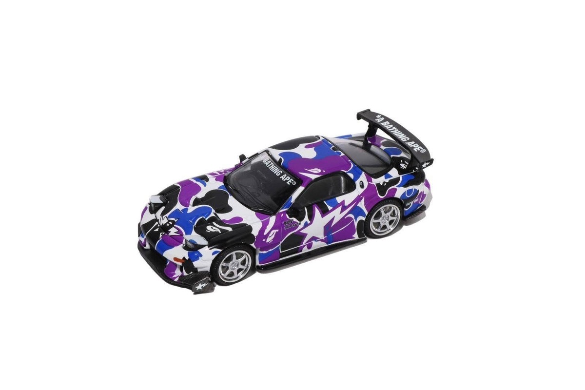 1:64 Pop Race Mazda RX-7 FD3S Hong Kong Bape Bathing Ape Store