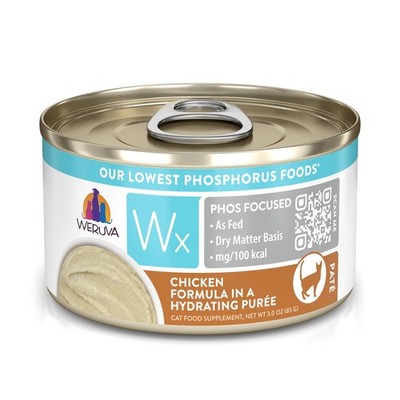 Weruva Wx Phos Focused, Chicken Formula in a Hydrating 3 Ounce (Pack of 12)