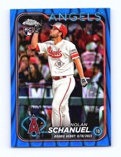 Nolan Schanuel Topps Chrome Update Blue Raywave Refractor Rookie /150 #USC68
