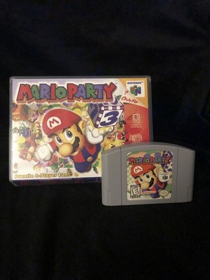 Mario Party (Nintendo 64, N64 1999) Tested, Cartridge And Custom Clamshell