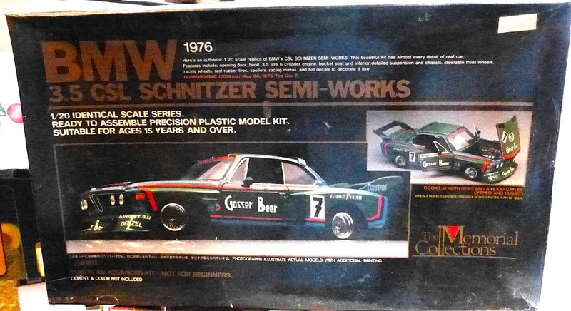 1/20 BMW 3.0 CSL #7 Schnitzer Motorsport 1976 "GROSSER BEER"  RARE UNION KIT!