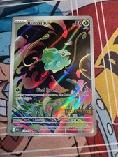 Bulbasaur 133/132 Mega Evolution Stamped Illustration Holo Pokemon Card