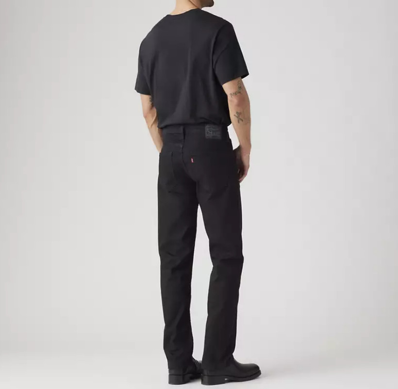 LEVI'S 505™ Regular Fit Men's Jeans, Native Cali Levi's® Flex - Black - Stretch thumbnail 5