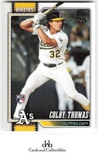 2026 Topps #213 Colby Thomas Rookie
