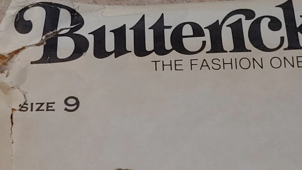 VINTAGE BUTTERICK #4643 MISSES SIZE 9 BLOUSE VEST SKIRT PANTS PATTERN 1970's - Image 4 of 4