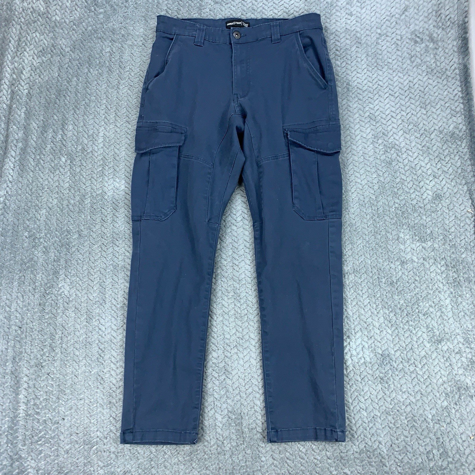 Men&rsquo;s 32x28 Blue Tapered Leg Stretch